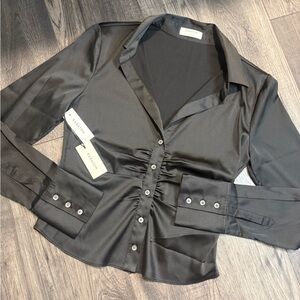 Babaton | Leiko Satin Shirt